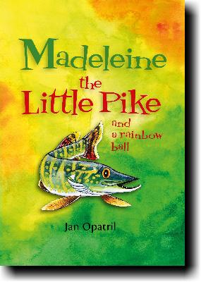 Madeleine the Little Pike and a rainbow ball